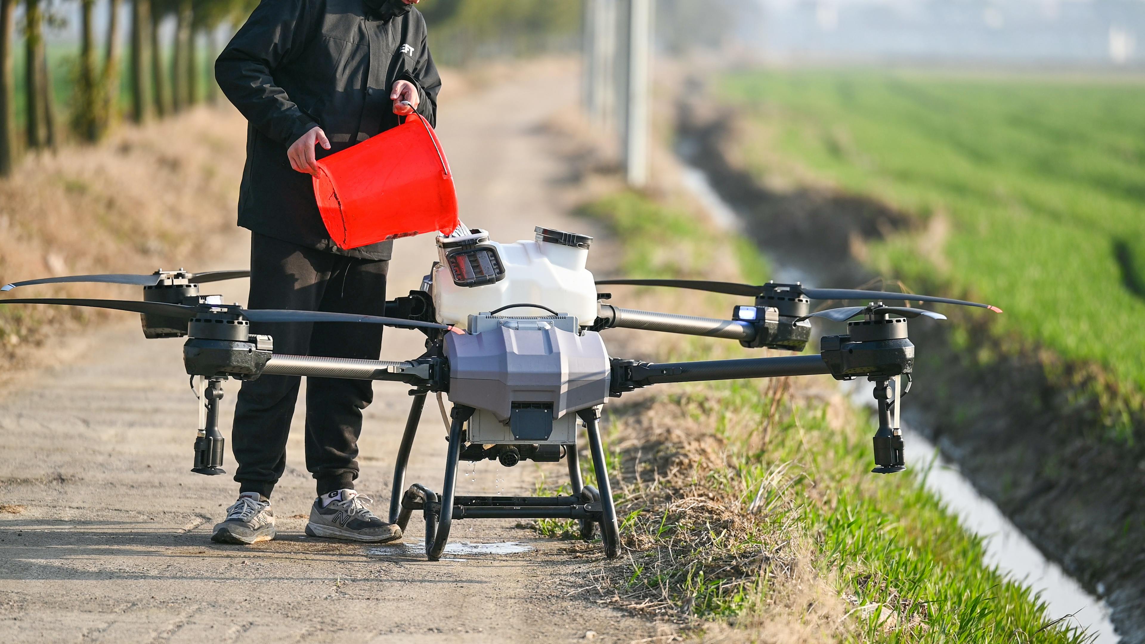 Using Drones for Pesticide Spraying